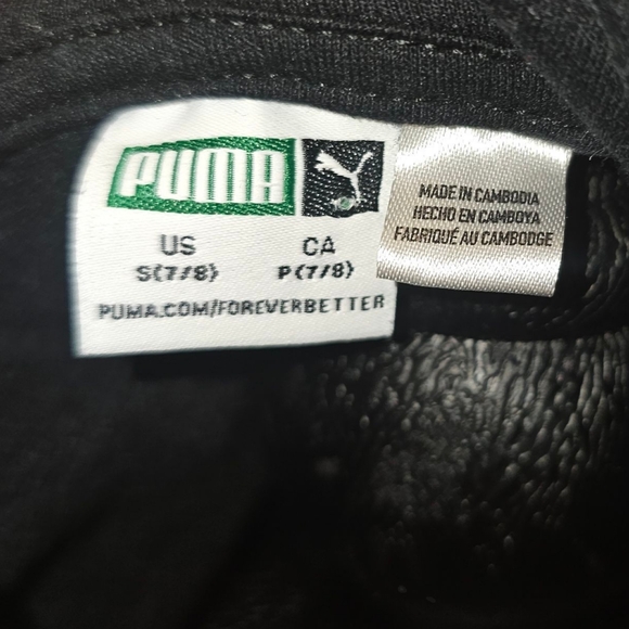 Puma Black Hoodie with Silver Logo - Picture 4 of 4